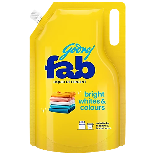 GADREJ FAB LIQUID DETERGENT BRIGHT WHITES & COLOURS 950ml.