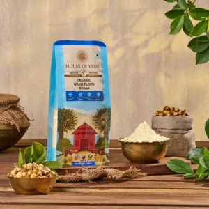 HOUSE OF VEDA ORGANIC GRAM FLOUR BESAN 500g.