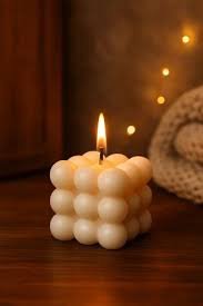 SCENTED BUBBLE CANDLE VANNILA FRAGRANCE