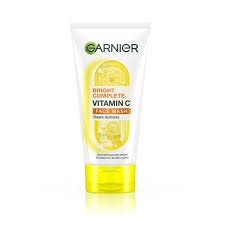 GARNIER BRIGHT COMPLETE VITAMIN C FACE WASH 100G