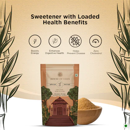 HOUSE OF VEDA ORGANIC RAW SUGAR (DESI KHAND) 500 g.
