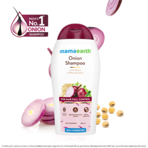 MAMAEARTH ONION HAIR FALL CONTROL SHAMPOO 180ml
