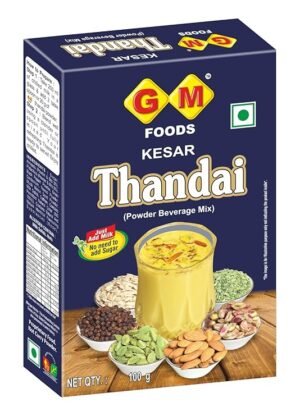 GM KESAR THANDAI (POWDER BEVERAGE MIX) 100g